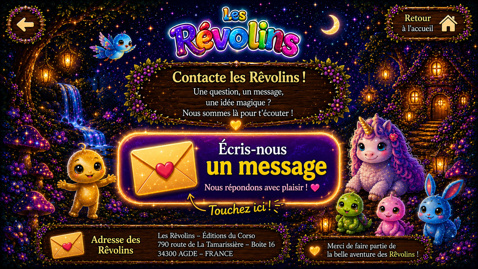 Contacter les Rêvolins