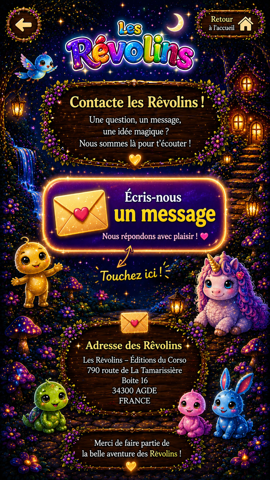 Contacter les Rêvolins