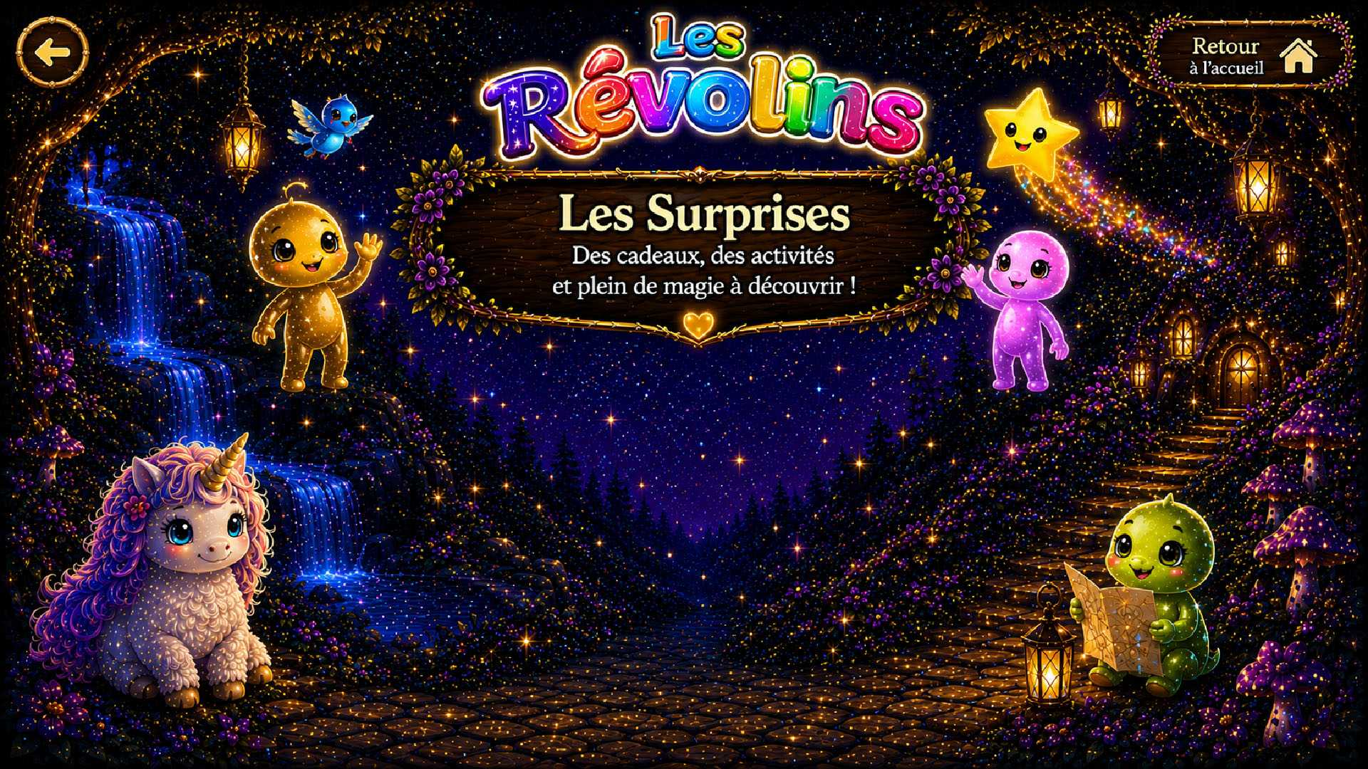 Accueil des surprises
